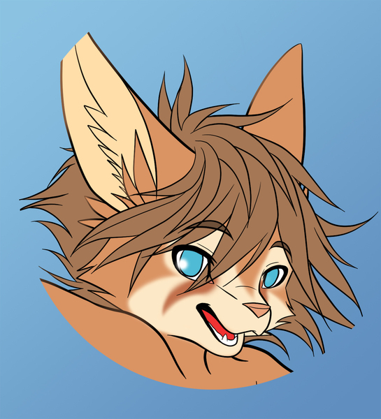 Headshot Flat Color