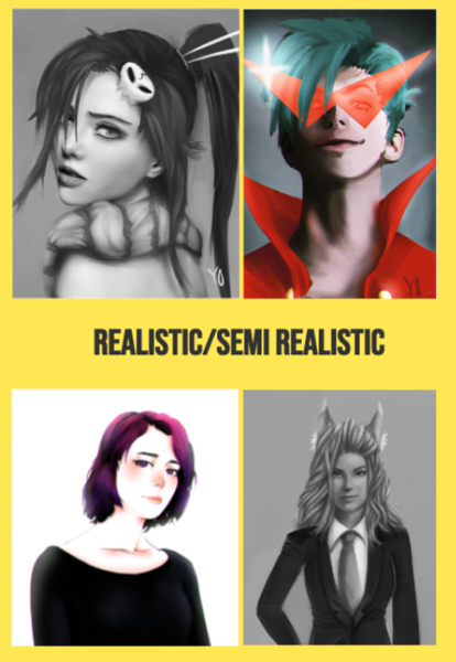 Semi Realistic Portraits