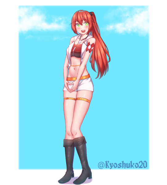 Full Body Cute Anime Style Drawing