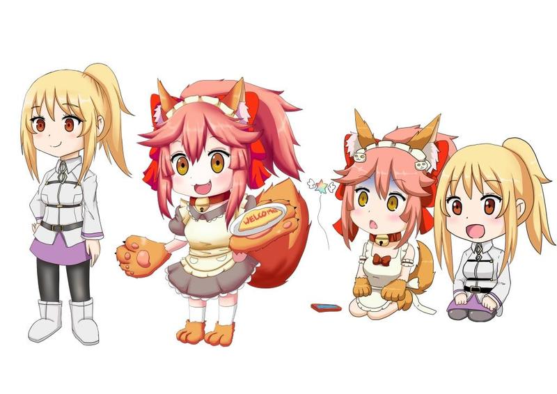 Colored Chibi Character