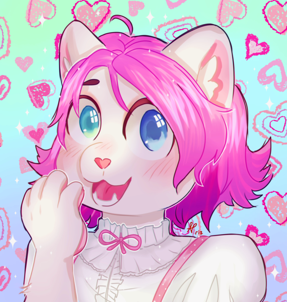 Colored Bust (furry)