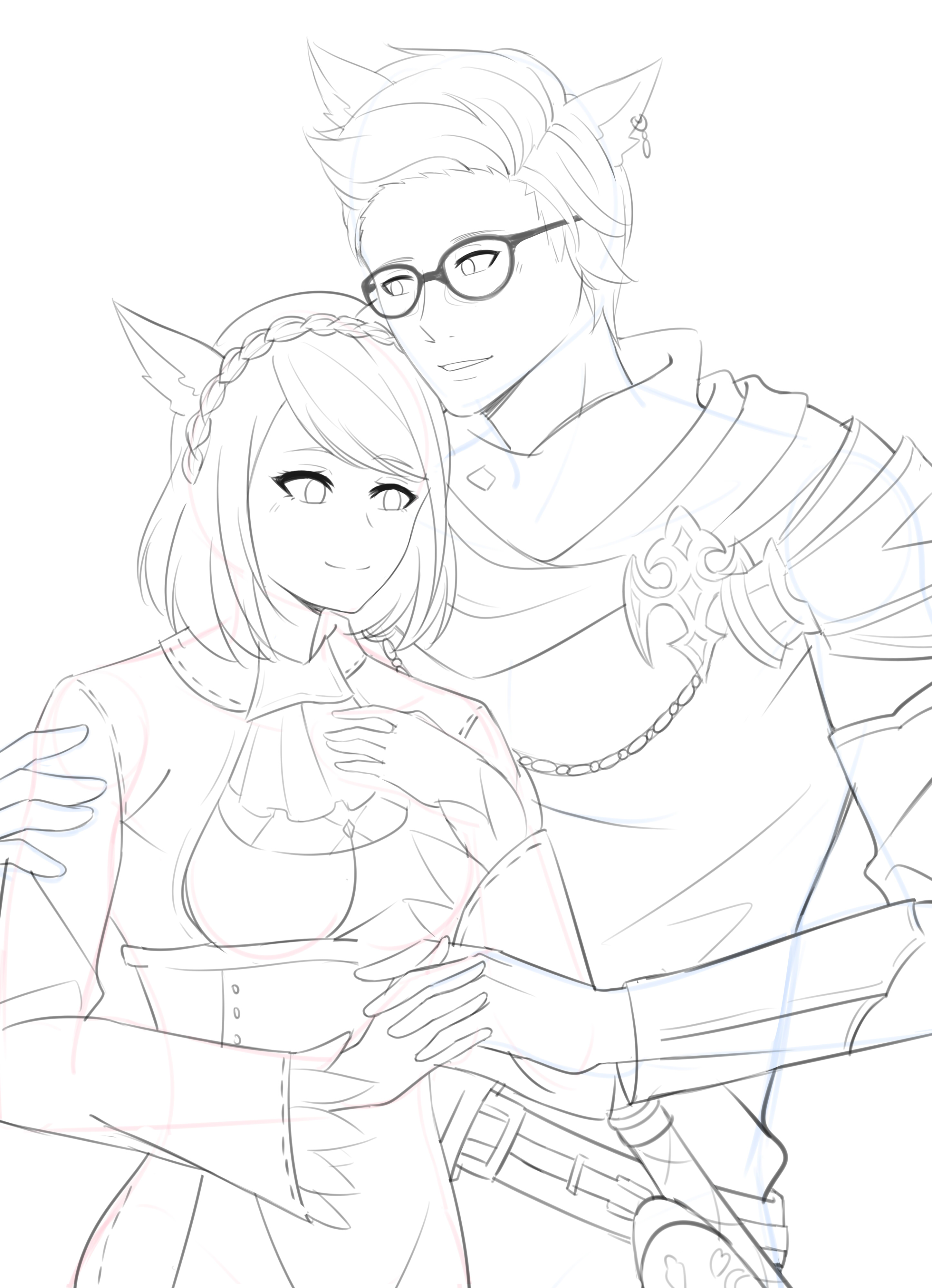 Sketch Commission Artists&Clients