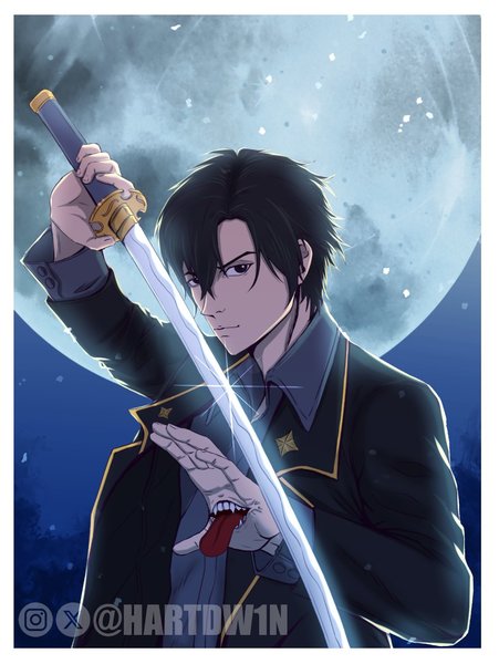PFP anime art bust up