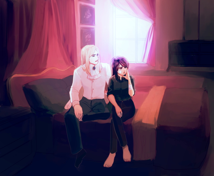 Full Body Couple Painted