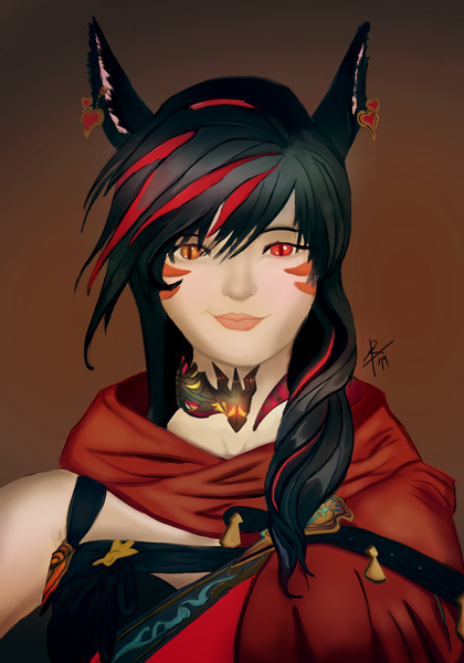 Character Bust Painting