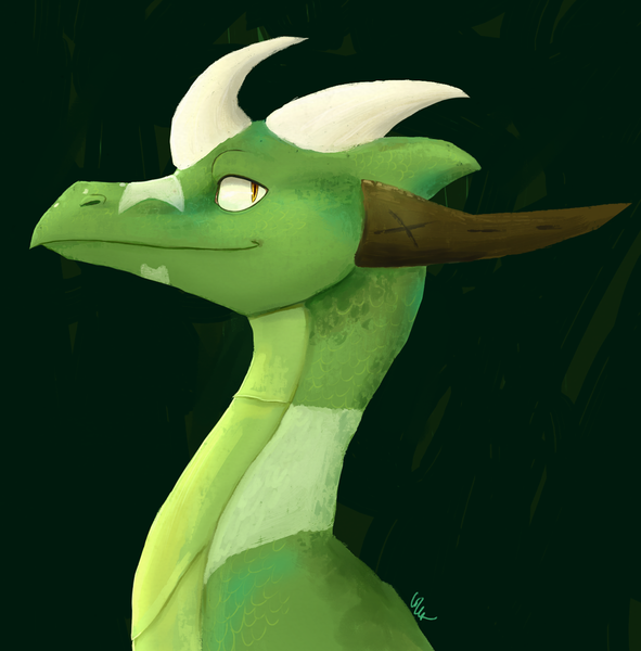 Painted Dragon Headshot