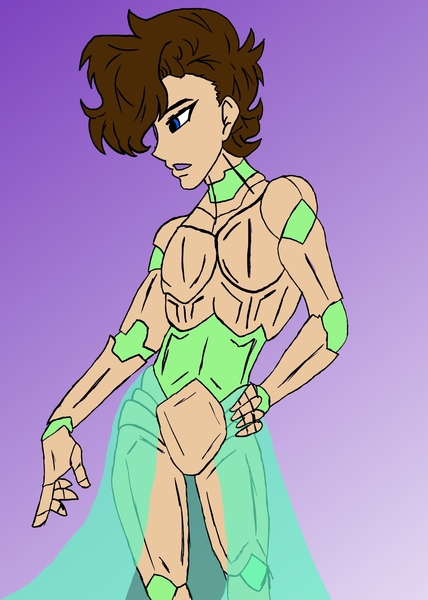 Digital Full Body Colored Drawing