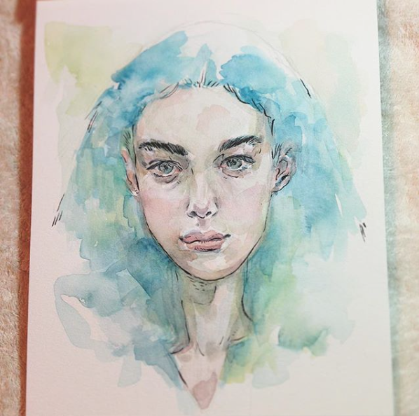 Watercolor Portraits - Artists&Clients