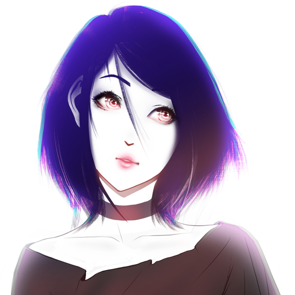 Anime style portrait