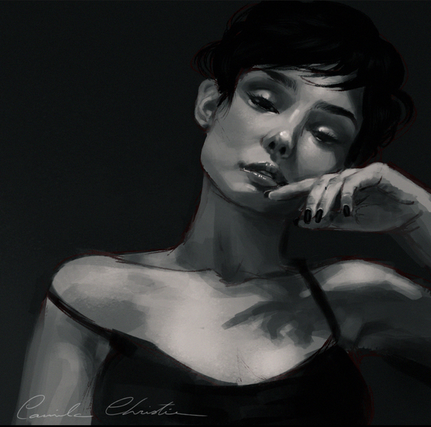 Painterly Bust 