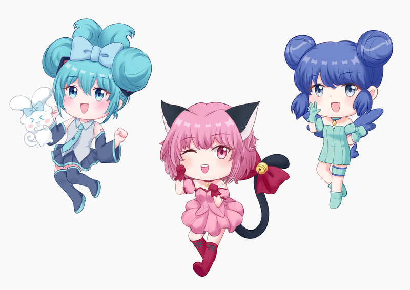 COLORED CHIBI ANIME STYLE
