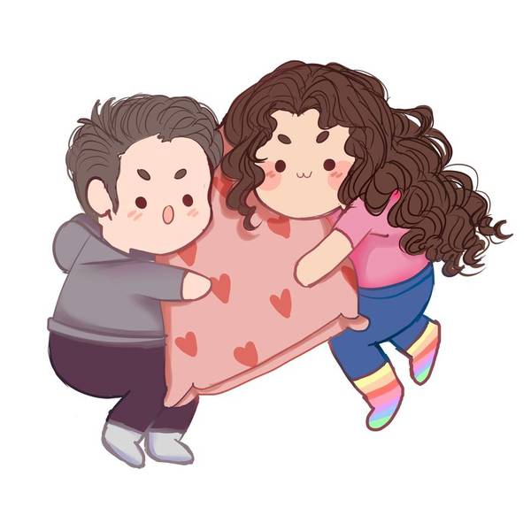 drawings of chibi couples