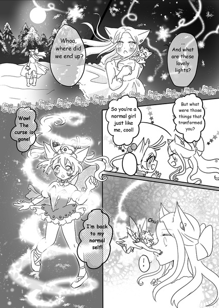 Manga comic page black&white screentone