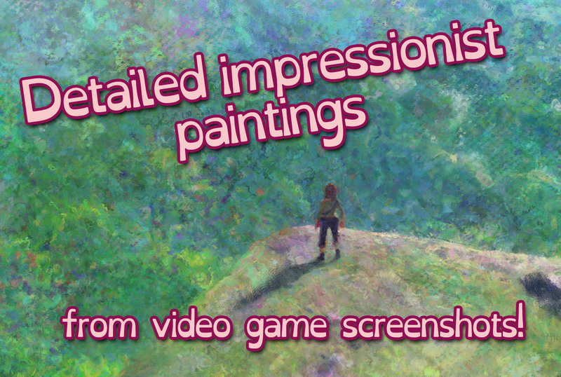 Impressionist Paintings from Your Video 