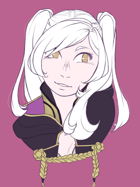 Flat Colored Bust