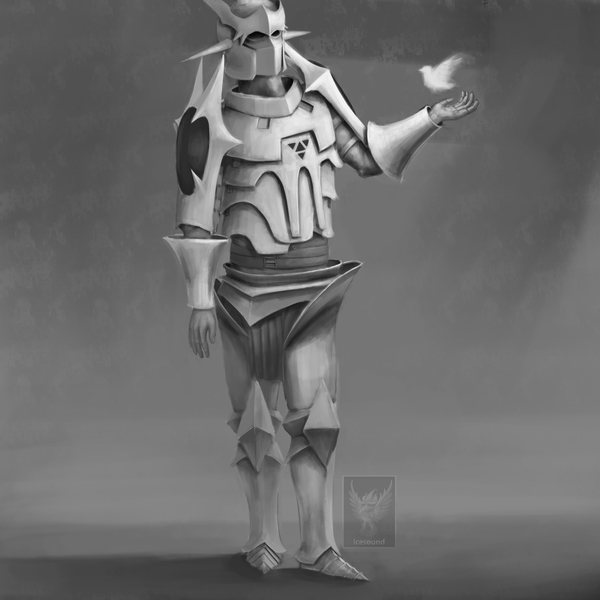 B&W  Fullbody Character illustration