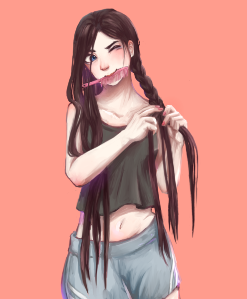 Colored half-body