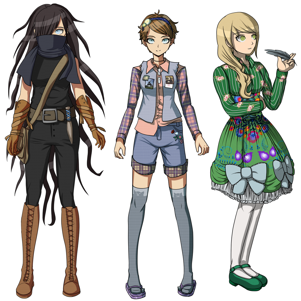 Danganronpa Fullbody Sprite - Artists&Clients