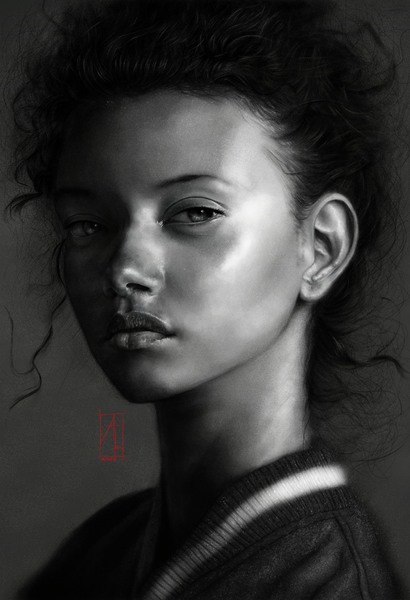 Professional Digital Painting, Portrait 