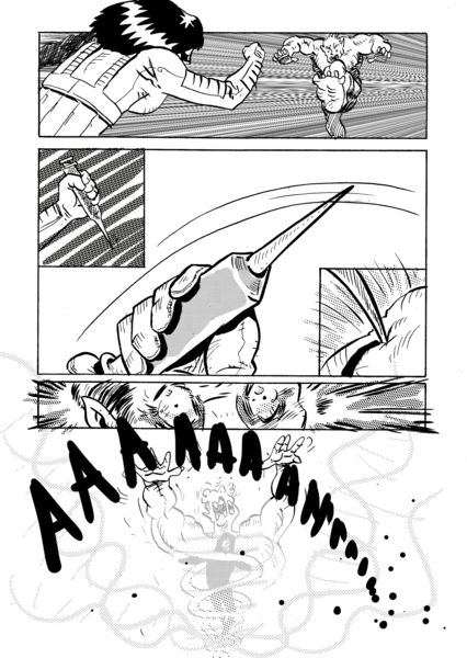 Black and White Comic Page