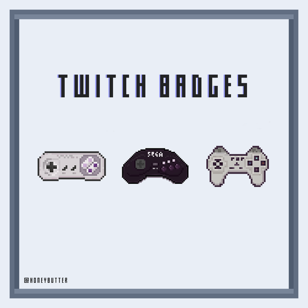 Twitch Badges Pixel Art