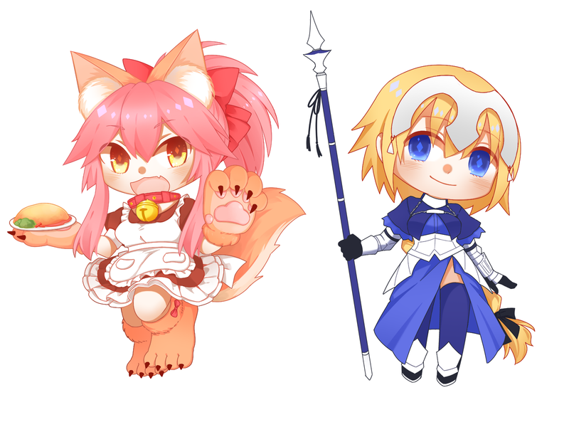 colored chibi