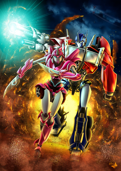 Transformers Illustrations - colors
