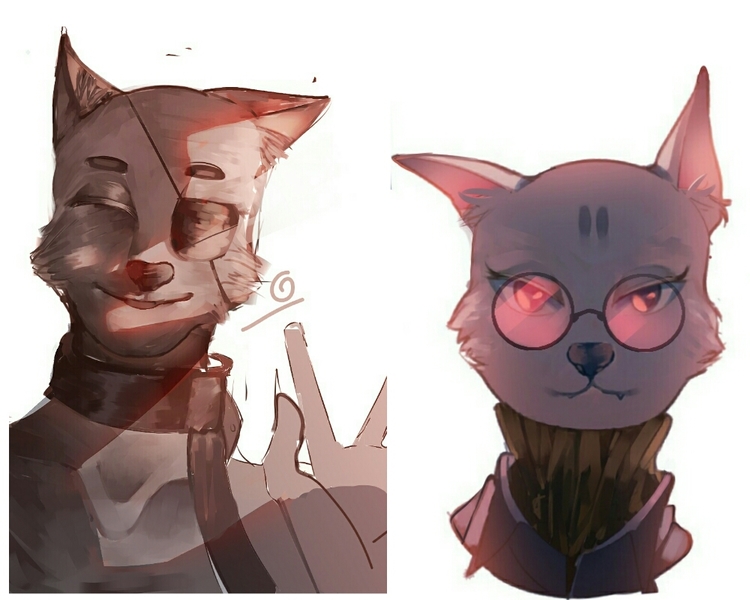 Furry colored
