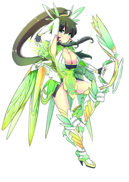 Coloured anime illustration