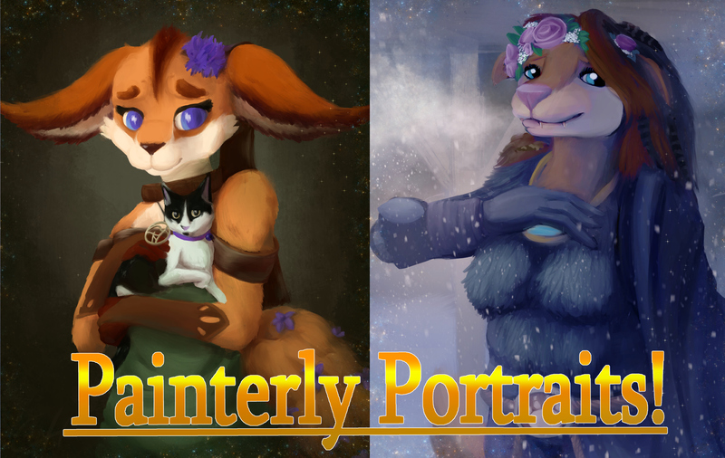 Furry Painterly Portraits