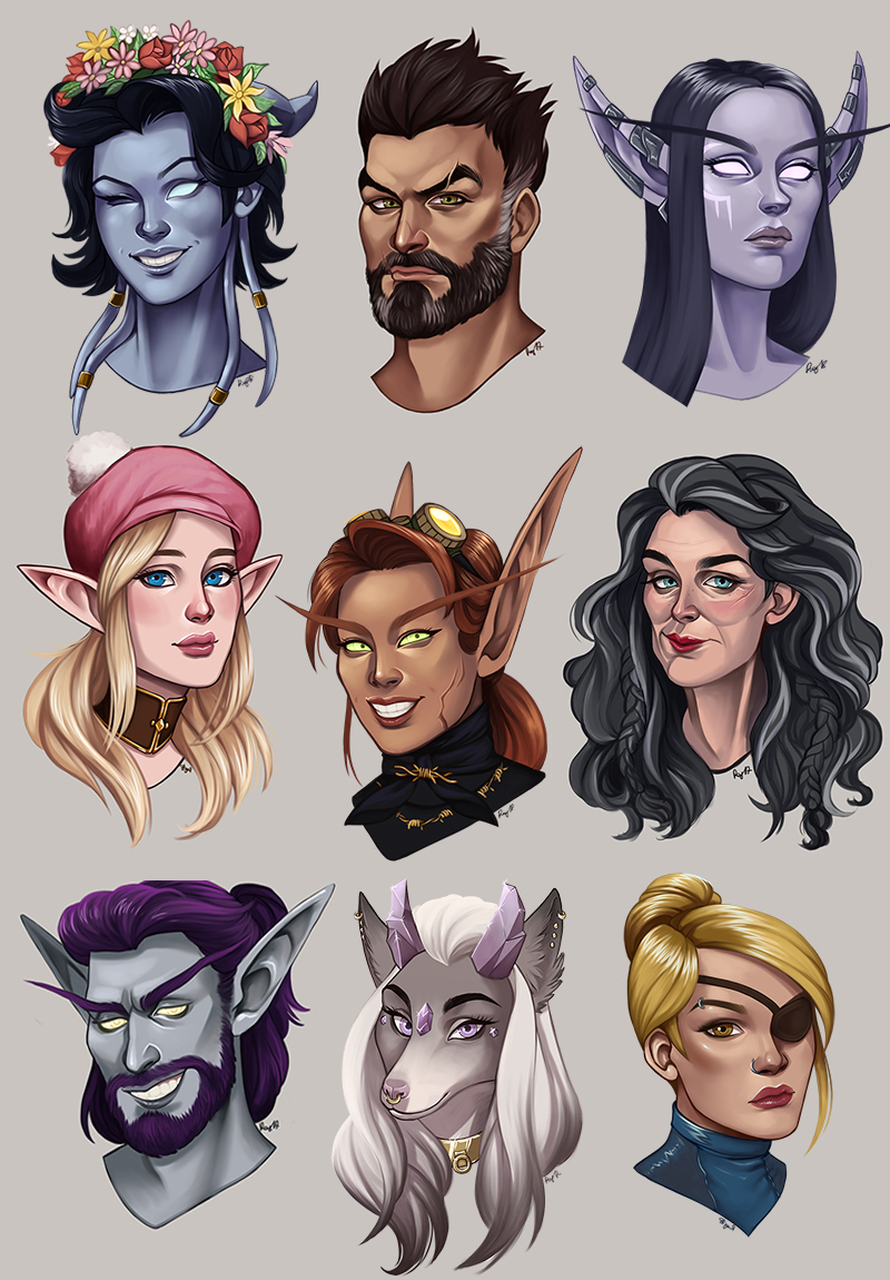 Character Portrait - Artists&Clients