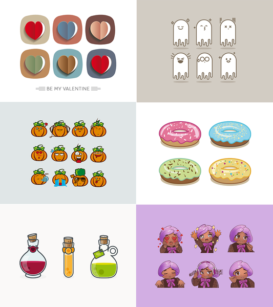 Stickers and Icons