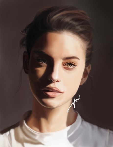 Realistic Portrait Painting