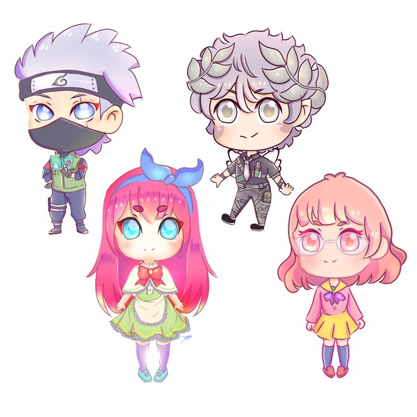 Colored and Line-art CHIBI