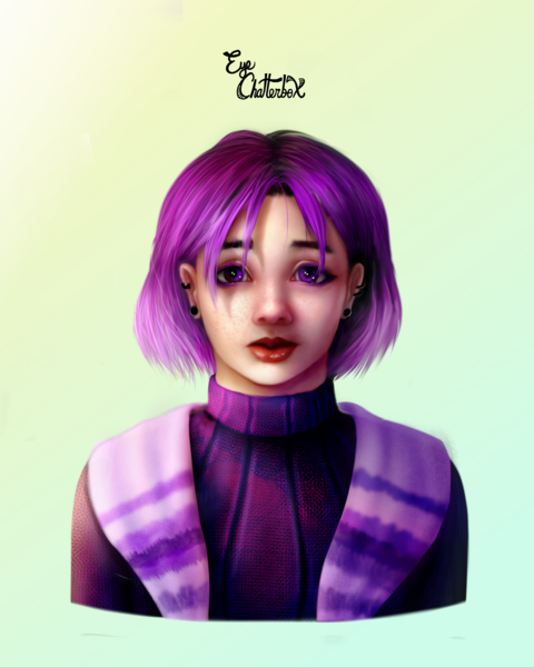 Bust color Realistic-full details