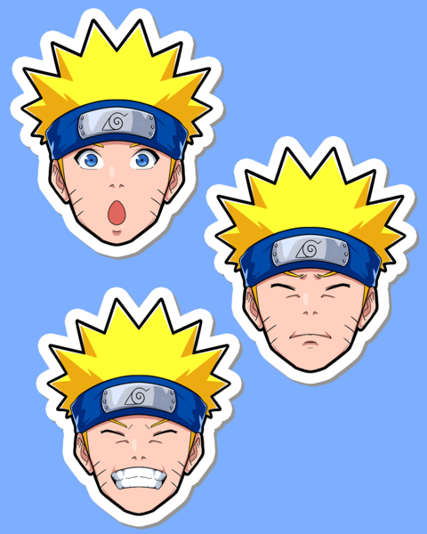 Anime Sticker (Head)