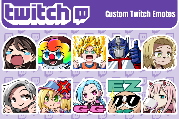 Twitch Emote and Badge Commissions!