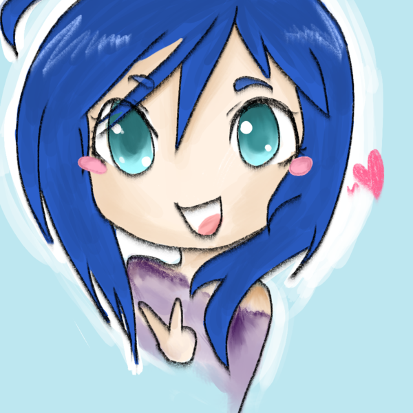 Full colored bust up chibi
