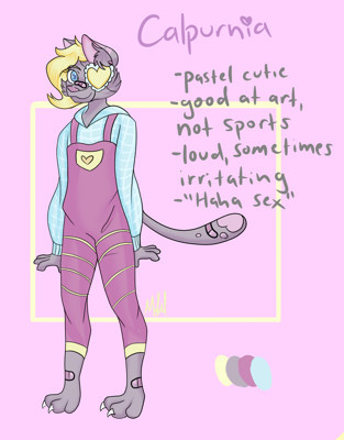 Furry Full body Reference Sheet