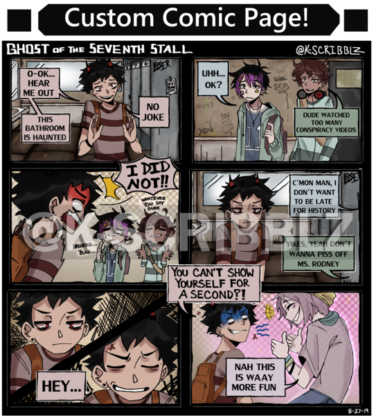 Custom Comic Page, Fully Colored!