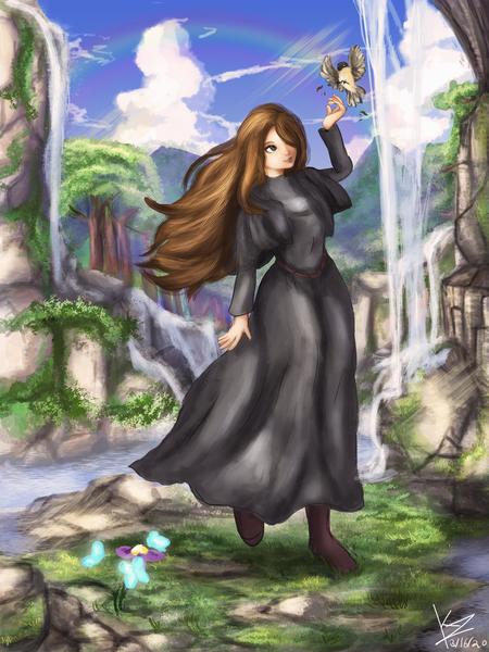 Full BOdy Character + Background 