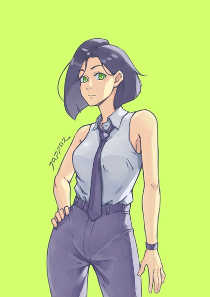 Colored Sketch Anime Character