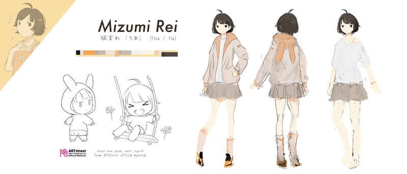 Design Anime Character Sheet