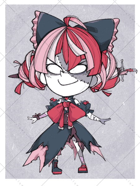 Chibi game art style