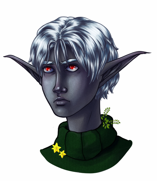 Full-color digital portrait