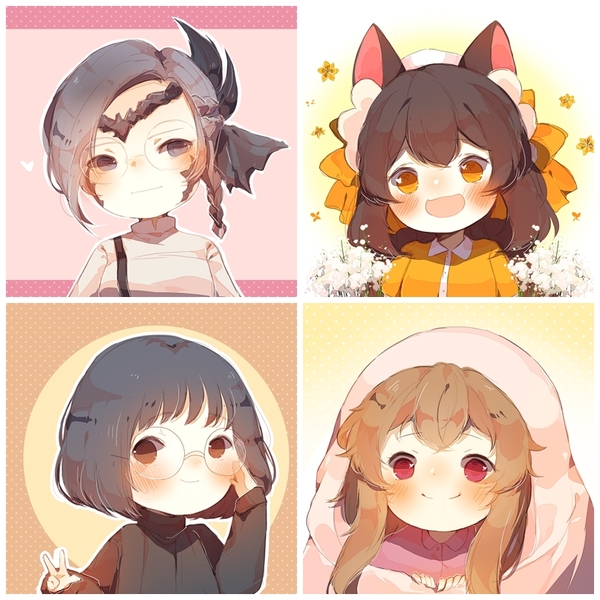 Cute sketchy chibi icon - Artists&Clients