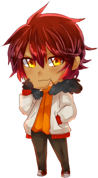 Full colored and shaded chibi